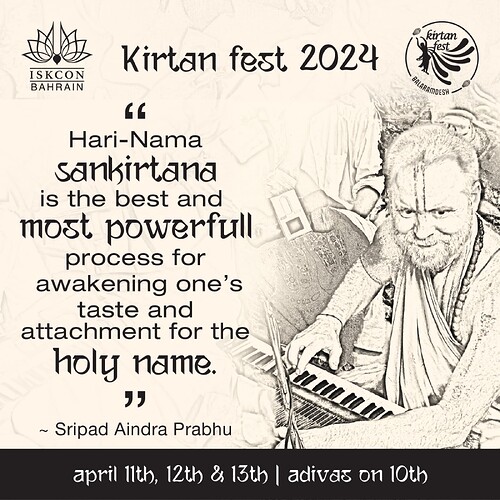 Kirtan fest 2024 | Śrī Aindra Prabhu