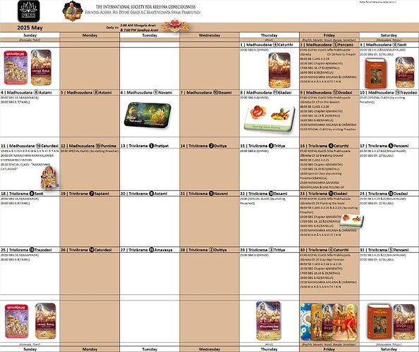 ISKCON Bahrain Events 2025 05 May